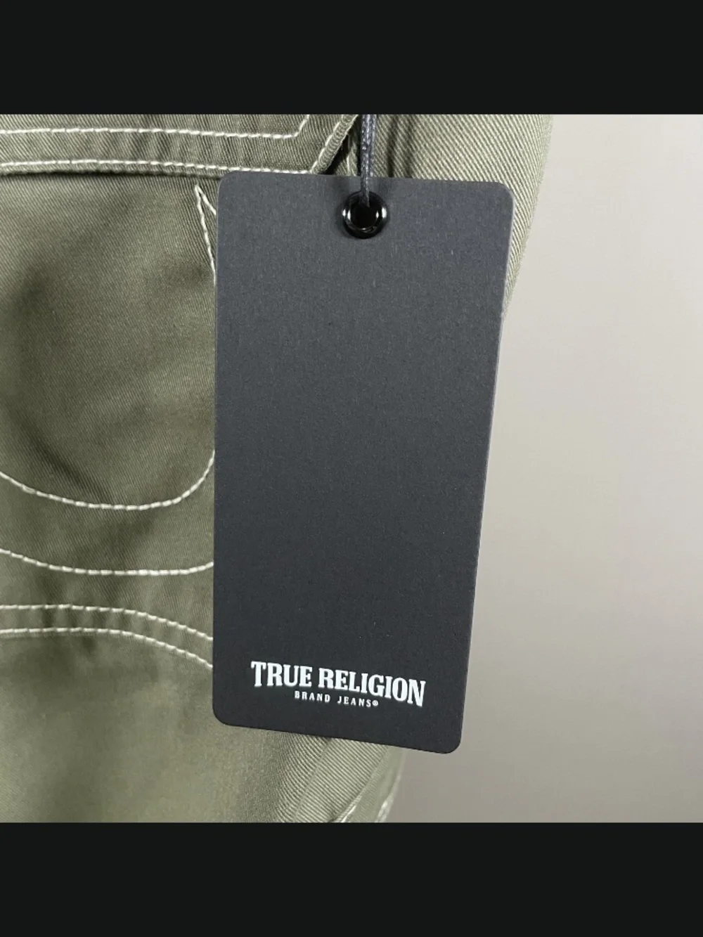 NEW True Religion Shorts Mens 32 green cargo designer summer casual street